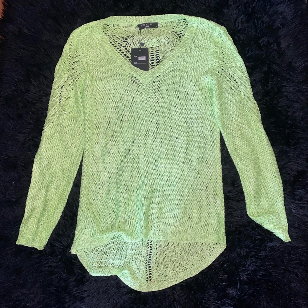 Lime Green Sweater (Brand New)